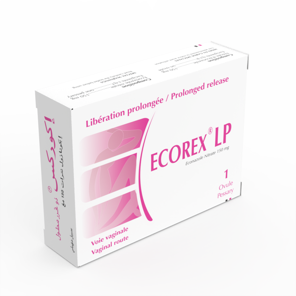 ECOREX LP 150 mg Ovule à Libération Prolongée Boîte de 1